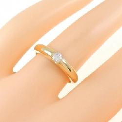 Nhẫn kim cương K18YG 0.14CT 670616