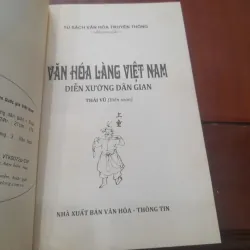 Văn hóa làng Việt Nam - DIỄN XƯỚNG DÂN GIAN 753897