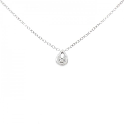 Dây chuyền kim cương K18WG 0.01CT - Hàng hiệu Authentic