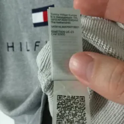 Áo sweater Tommy Hilfiger thêu chữ & logo màu xám 719765