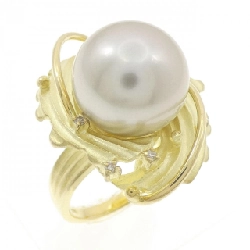 Nhẫn ngọc trai đen K18YG 13.5mm