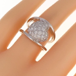 Nhẫn kim cương hình trái tim K18WG 1.01CT 673143