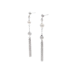 K18WG Bông tai ngọc trai Akoya 3.9mm - Hàng hiệu Chính hãng 868360