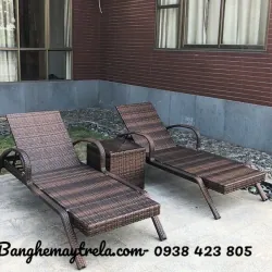 Ghế hồ bơi tắm nắng mây nhựa 723112