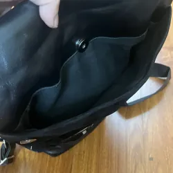 Balo nữ da thật phối da lộn 2hand 992648