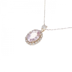 K18PG Morganite Necklace 0.80CT - Hàng hiệu Authentic 861745