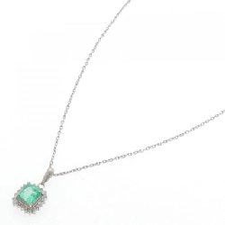 Dây chuyền Emerald PT900/PT850 1.34CT - Hàng hiệu Chính hãng 858205
