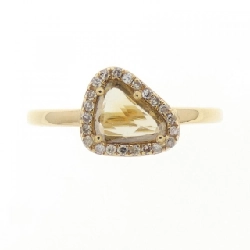 Nhẫn kim cương K18YG 0.16CT - Hàng hiệu Chính hãng 857070