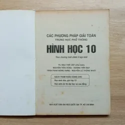 Các phương pháp giải toán PTTH Hình Học 10 (năm 2001) 925656