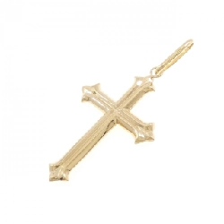 K18YG Mặt dây chuyền hình chữ thập - Hàng hiệu Chính hãng 866111