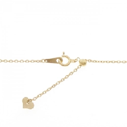 K18YG Feather Diamond Necklace 0.23CT - Hàng hiệu Authentic 848075