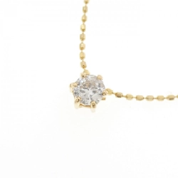 K18YG Solitaire Dây chuyền kim cương 0.19CT - Hàng hiệu Chính hãng 858966