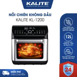 Nồi chiên không dầu KALITE KL-1200 12L giảm 95% chất béo 583908