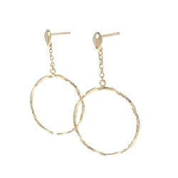 K18YG Bông tai - Hàng hiệu Authentic 874752