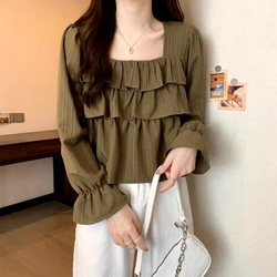 Áo cổ vuông 
