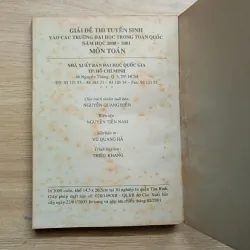 Hai cuốn sách Toán (2001) - Giải đề thi tuyển sinh và Mười nghìn bài toán sơ cấp 925678