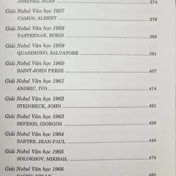 Các nhà văn giải Nobel 604249