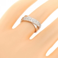 Nhẫn kim cương Pavé K18WG 0.30CT 670600