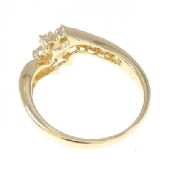 Nhẫn kim cương hoa K18YG 0.50CT 672385