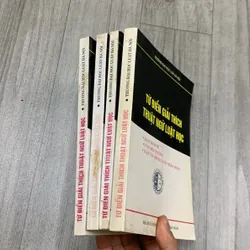 Từ điển giải thích thuật ngữ luật học. Combo 4 cuốn. 3a4 718591