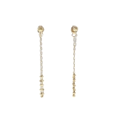 K18YG Bông tai - Hàng hiệu Authentic