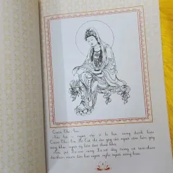 VỞ TÔ MÀU VÀ CHÉP KINH PHÁP HOA PHẨM PHỔ MÔN CHỮ MỜ 787532