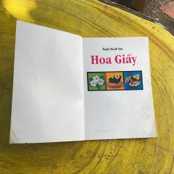 NGHỆ THUẬT LÀM HOA GIẤY - hoàng văn quang- nhà xuất bản mỹ thuật 973737