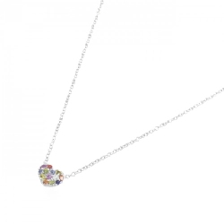 Ponte Vecchio Dây chuyền hình trái tim Sapphire 0.21CT - Hàng hiệu Chính hãng 842619