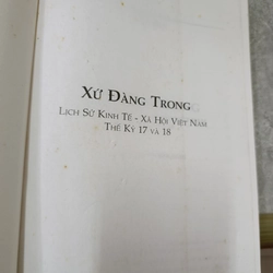XỨ ĐÀNG TRONG LỊCH SỬ KINH TẾ-XÃ HỘI VIỆT NAM THẾ KỶ 17 VÀ 18 547383