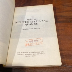 TUỔI TRẺ NHÂN TÀI VÀ TÀI NĂNG QUÂN SỰ (XB 1993) 475186