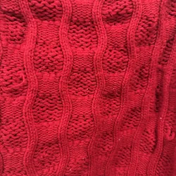 Áo len croptop nữ size M màu đỏ,dày dặn mới 90% 703872