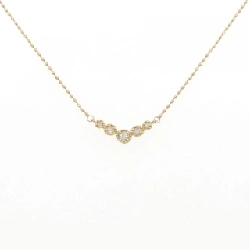 Dây chuyền kim cương K18YG 0.12CT - Hàng hiệu Chính hãng