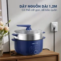 Nồi lẩu hấp KALITE KL568-S đa năng 2 tầng 11L chĩnh hãng mới 100% 572366