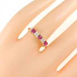 Nhẫn ruby K18YG 0.56CT 672830