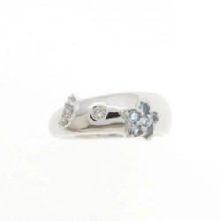 K18WG Sao × Mặt trăng Nhẫn hồng ngọc - Hàng hiệu Authentic 853371