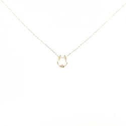 K18YG Móng ngựa Kim cương Dây chuyền - Hàng hiệu Chính hãng