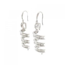 K18WG Bông tai kim cương 1.00CT - Hàng hiệu Chính hãng 873968