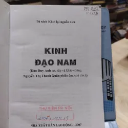 sách: Kinh Đạo Nam -  Đào Duy Anh – Nguyễn Thị Thanh Xuân (A1) 565674