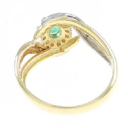 Nhẫn ngọc lục bảo K18YG/PT 0.31CT 672301