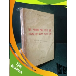 (TẶNG BOOKMARK) Các phương pháp thích nghi trong dự đoán ngắn hạn mới 60% bẩn bìa, ố vàng, tróc gáy, tróc bìa 1985 IU.P. Lu - Ca - Sin RBK2603 GIÁO TRÌNH, CHUYÊN MÔN