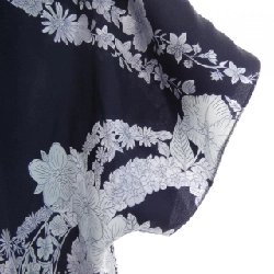 HERMES BRIDE DE GALA EN FLEURS 5E0645DQ Vải lụa Đầm - Hàng hiệu Chính hãng 809576