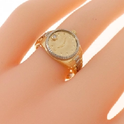 Nhẫn kim cương K18YG/K18WG 0.01CT - Hàng hiệu Chính hãng 854896