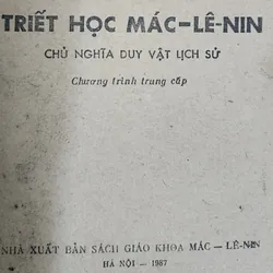 Chủ nghĩa Mác Lênin: CHỦ NGHĨA DUY VẬT LỊCH SỬ (Chương trình trung cấp) 707418