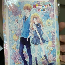 Romatic clock full có card và sticker 458480