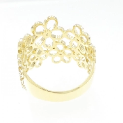 Nhẫn kim cương hoa K18YG 0.06CT 672642