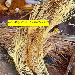 Xưởng làm đèn mây hình cá độc đáo, đèn cá bằng mây tre đan 551292