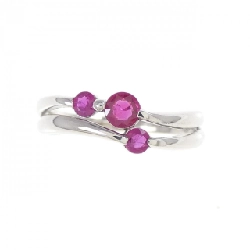 Nhẫn Ruby K14WG 668327