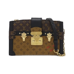 Túi xách đeo vai Louis Vuitton Monogram Reverse Trunk Clutch M43596