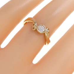 Nhẫn kim cương K18YG 0.14CT 668930