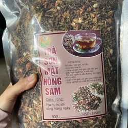 Trà sơn mật hồng sâm